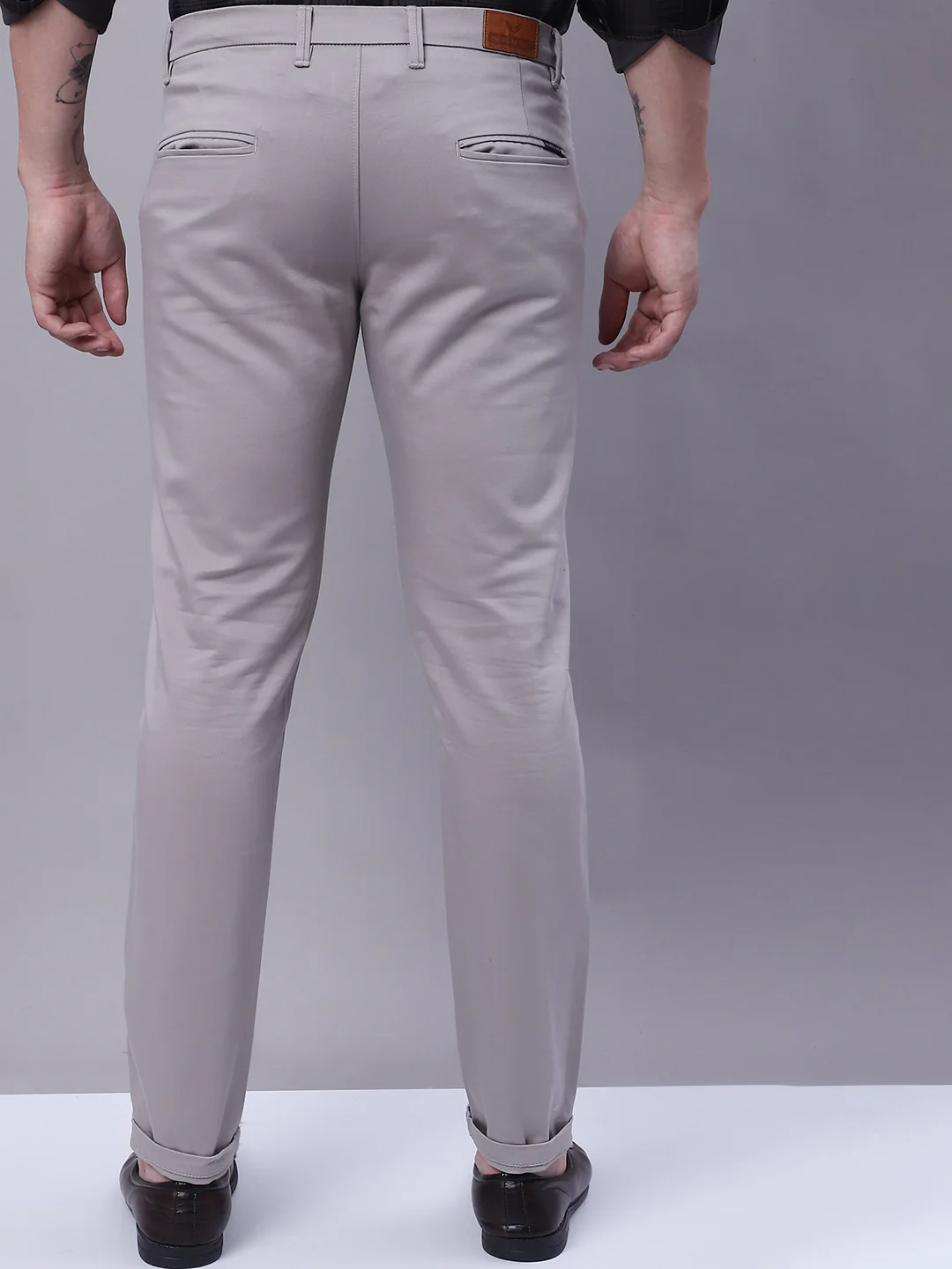 Effortless Elegance Classic Fit Pants - Ash Grey - Image 7