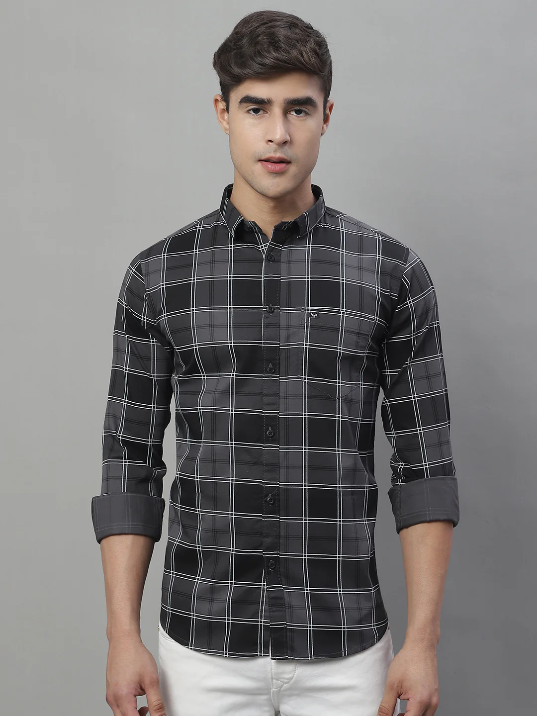 Checkmate Classic Men's Shirt - Grey