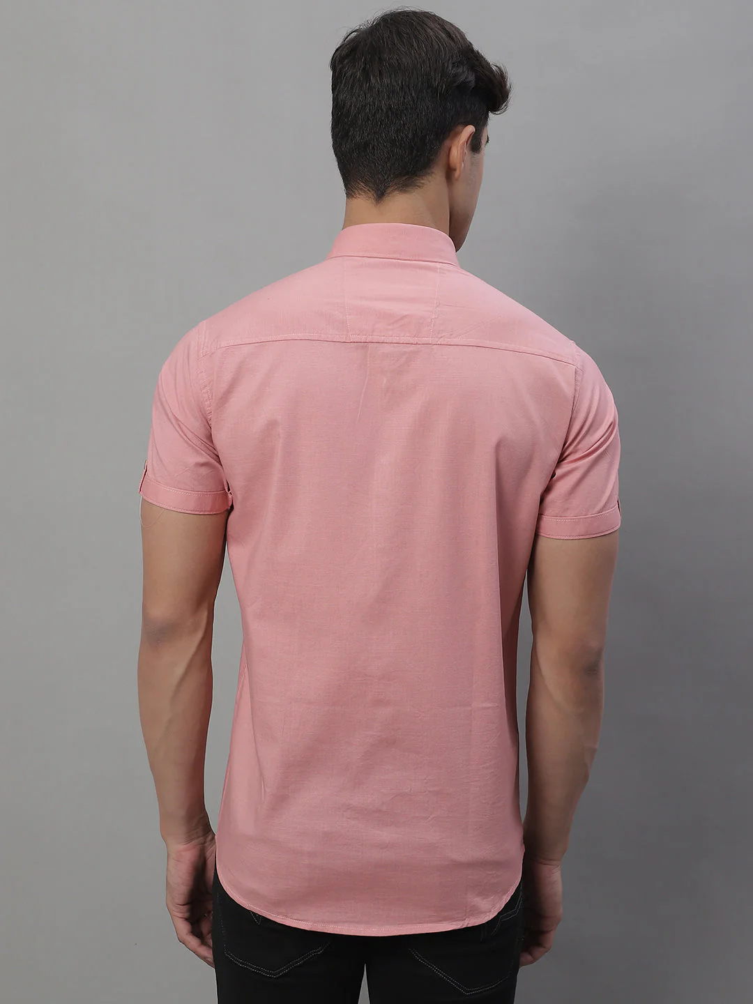 Kicky Pure Cotton Half sleeves Solid Shirt - Pink - Image 6