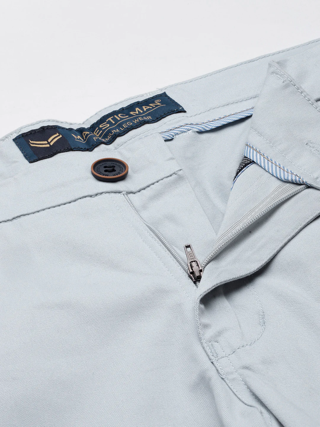 Timeless Men's Trousers for Effortless Elegance - Ice Blue - Image 5