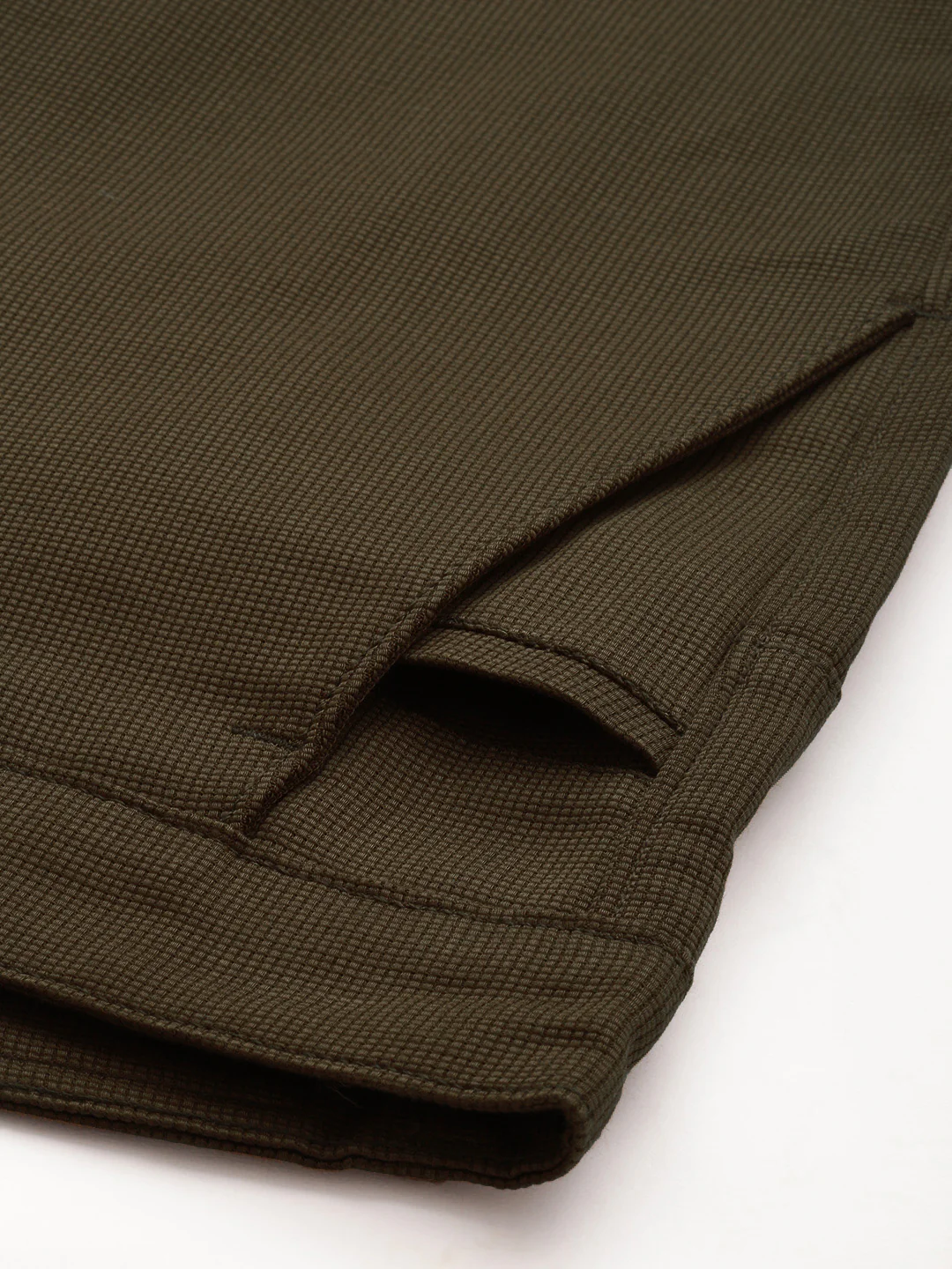 Majestic Man Casual textured Trouser - Brown - Image 6