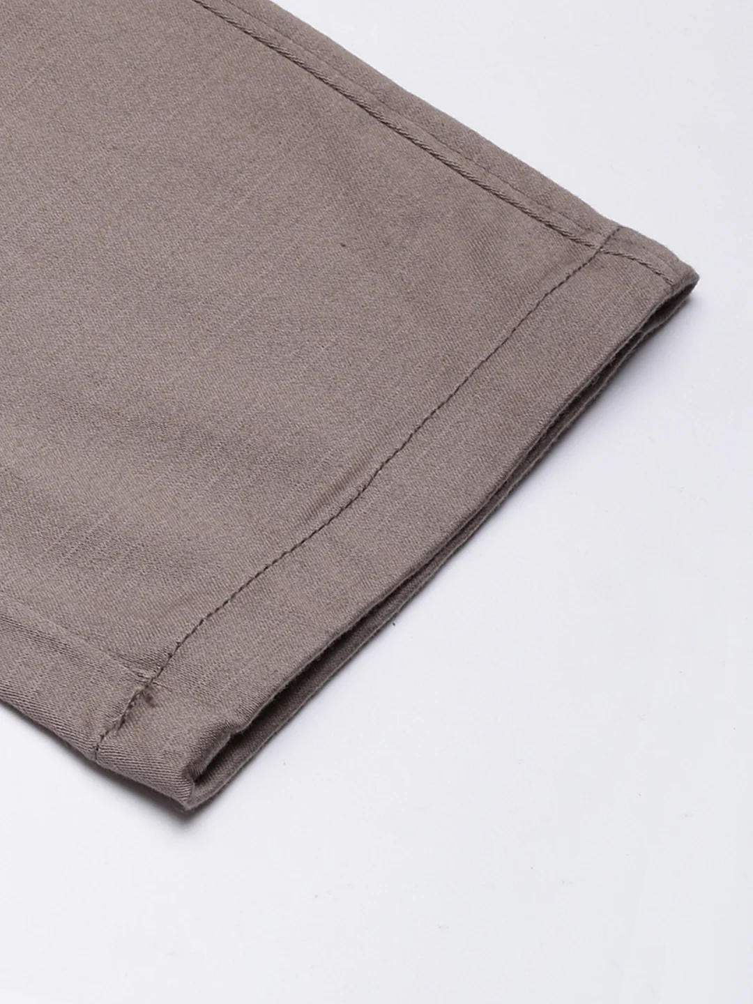 Classic Men's Trousers for Effortless Style - Taupe - Image 5