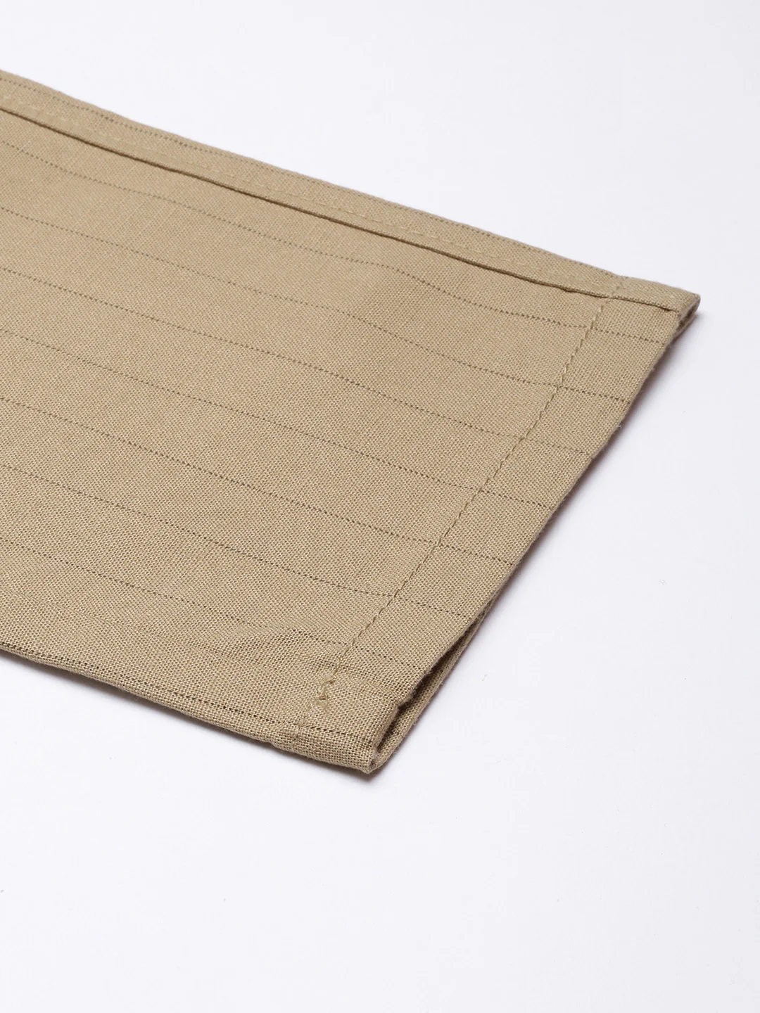Majestic Man stripe Casual Solid Trouser - Beige - Image 5