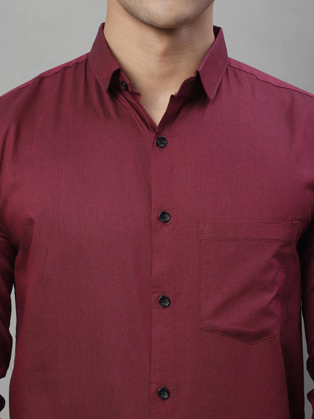 Unique and Classy Casual Shirt - Maroon - Image 6