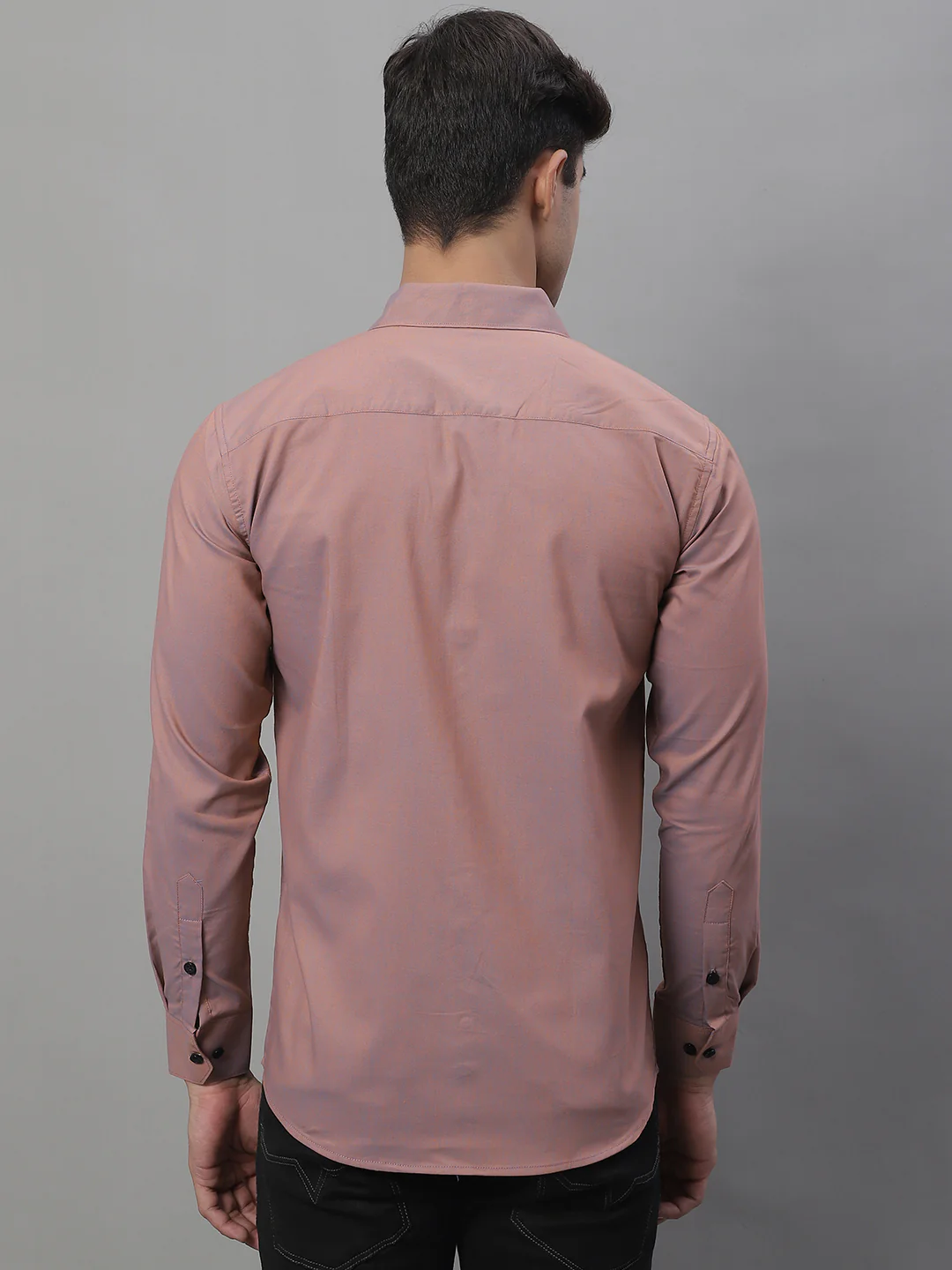 Unique and Classy Casual Shirt - Rose Gold - Image 5
