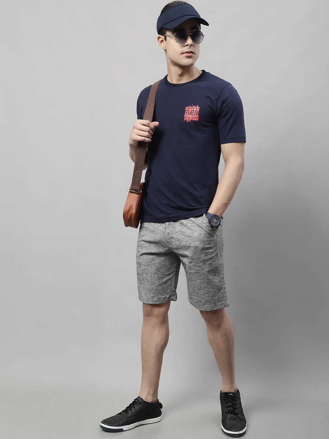 Trendsetting Men's Shorts - BLACK - Image 3