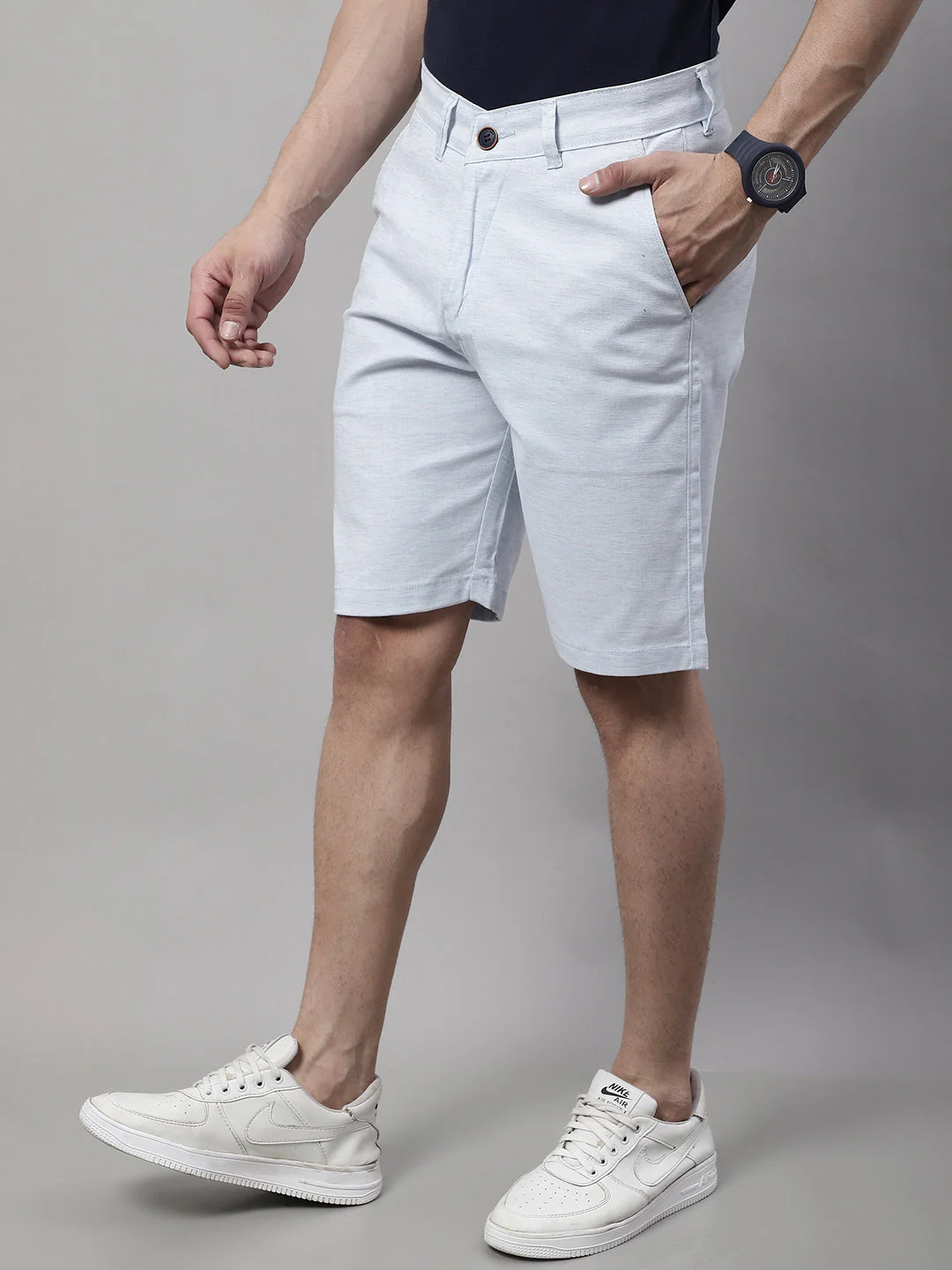 Trendsetting Men's Shorts - SKY BLUE - Image 6